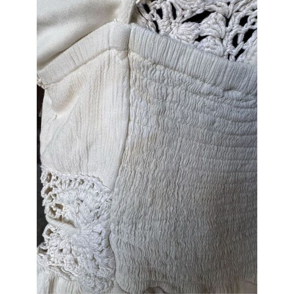 Cream boho style romper (XS) - Picture 4 of 7